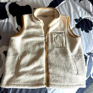 Columbia Cream Fleece Vest